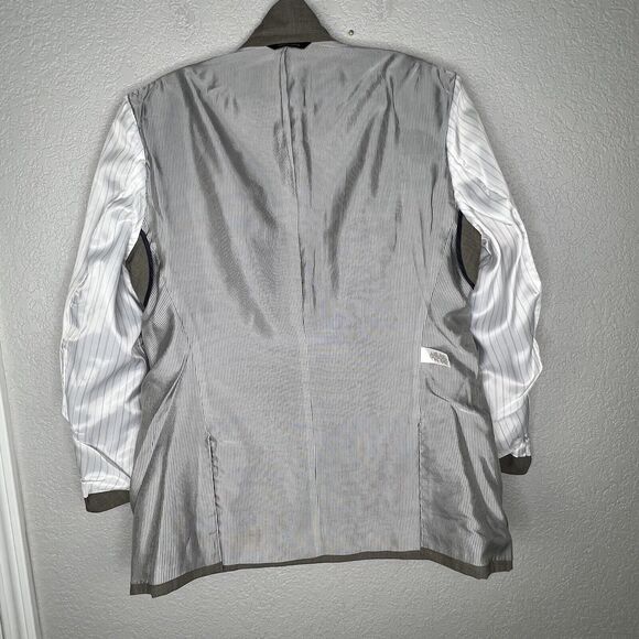 Banana Republic Mens Size 40S Wool Blazer Tailored Fit Taupe Tan - Picture 5 of 6